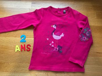 T-shirt ML catimini 2 ans fille