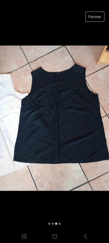 Débardeur Neuf noir T44 polyester B.porte