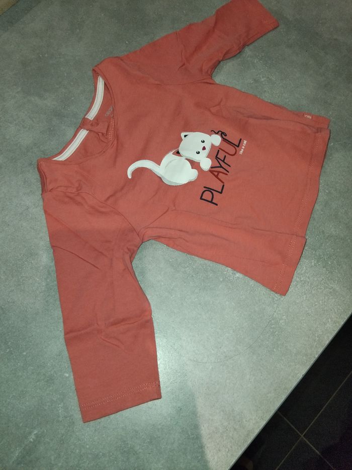 T-shirt manches longues OBAIBI 6 mois