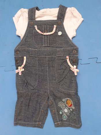 Salopette et tee-shirt 3mois, Disney