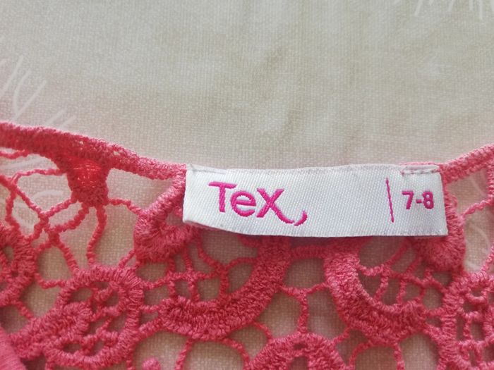 Débardeur à bretelles rose Tex 7/8 ans - photo numéro 2