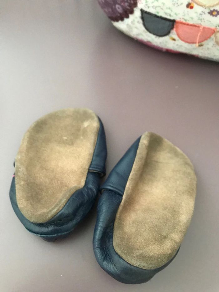 Chaussons bébé cuir Robeez 0-6 mois - photo numéro 3