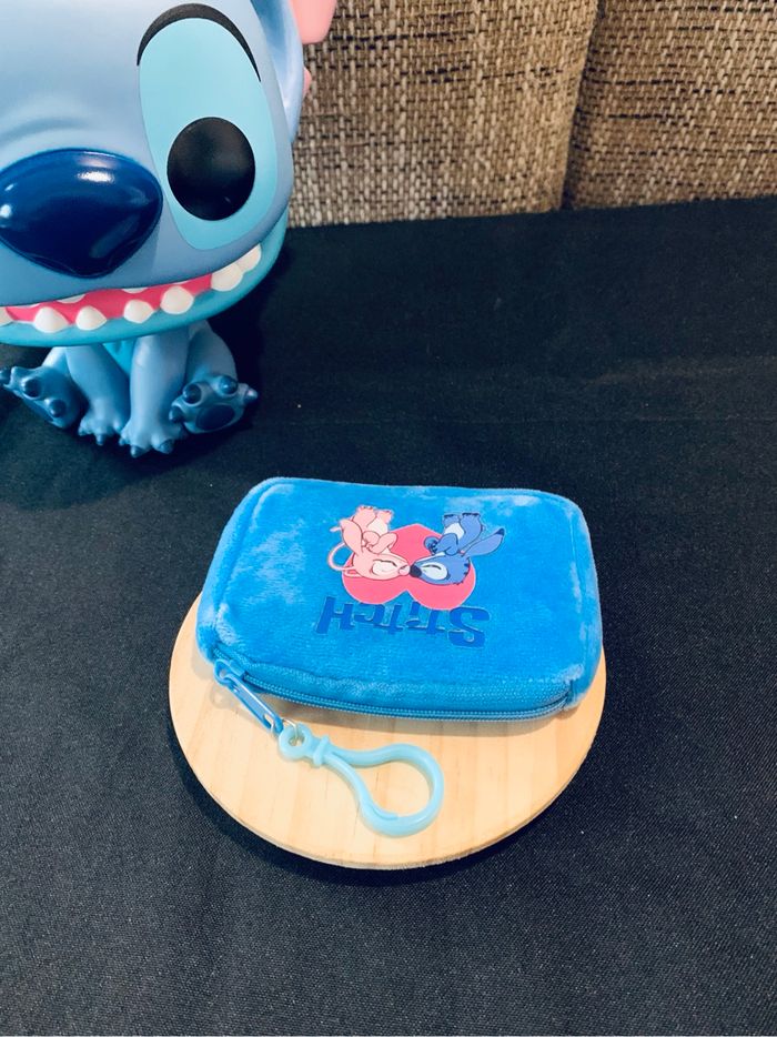 Porté-monnaie Stitch rectangulaire bleu Stitch & Angel - photo numéro 2