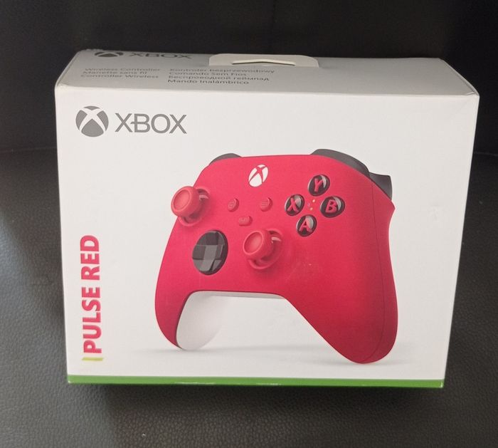 😍manette Xbox red pulse pour séries xs one sx pc new packaging