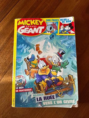 BD Mickey, parade géant, 374 la ruée vers l’or givrée