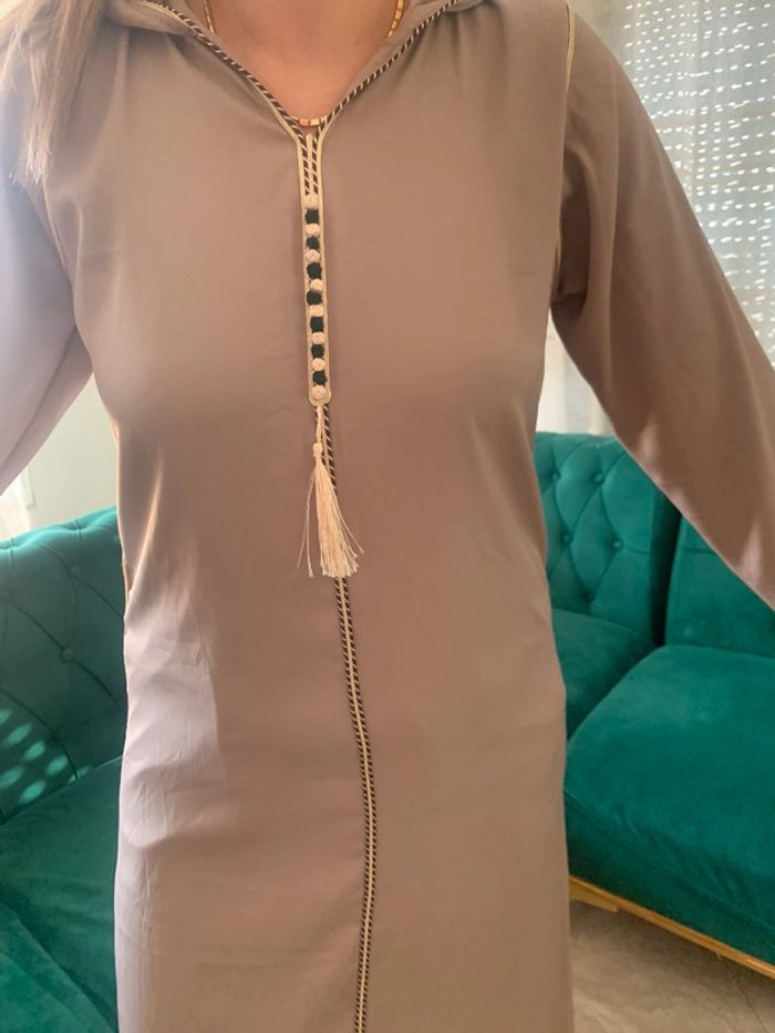 Djellaba jelaba beige neuf - photo numéro 2