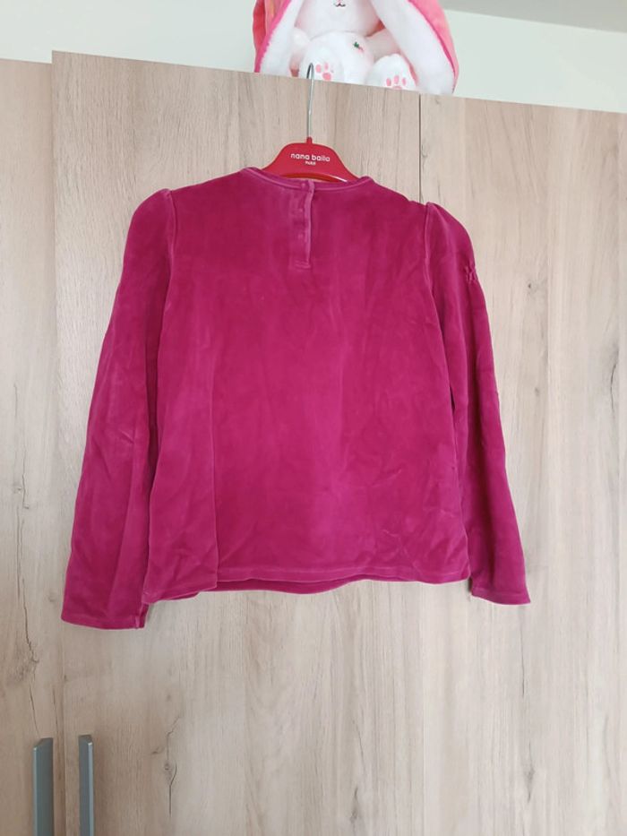 Pull velours 12 ans fille rose sergent major - photo numéro 5