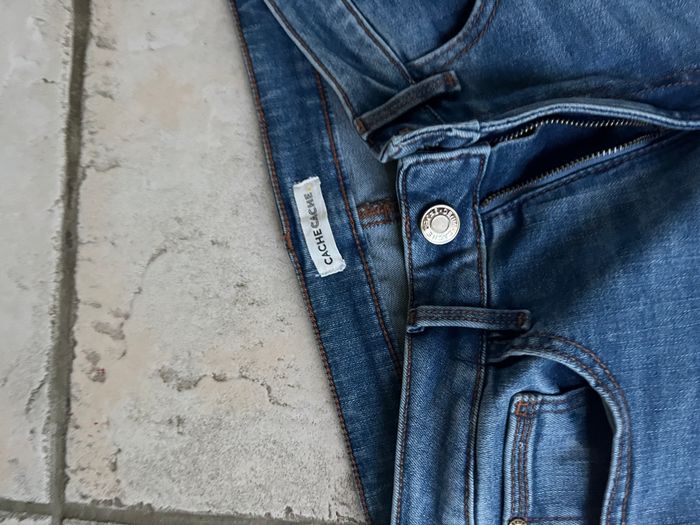 2 jeans cache cache jamais porté skinny taille petit 38 - photo numéro 2