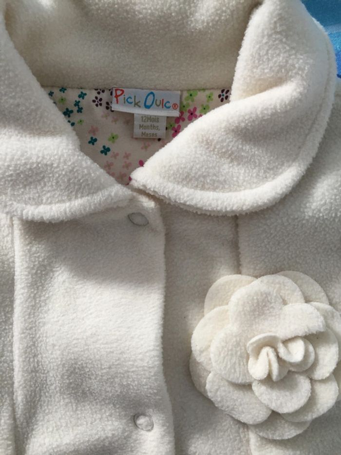manteau blanc 12 mois - photo numéro 2