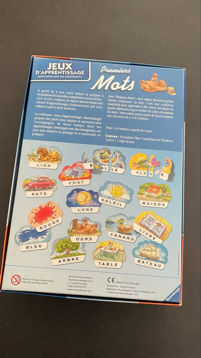 Ravensburger jeu lecture lettre alphabet mots - photo numéro 3