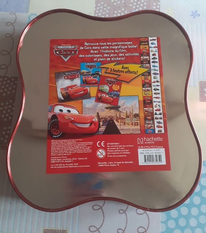 Boite en métal vide - CARS de Disney - photo numéro 3