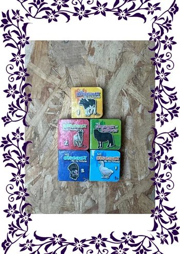 5 livres cartonnés les animaux de la ferme