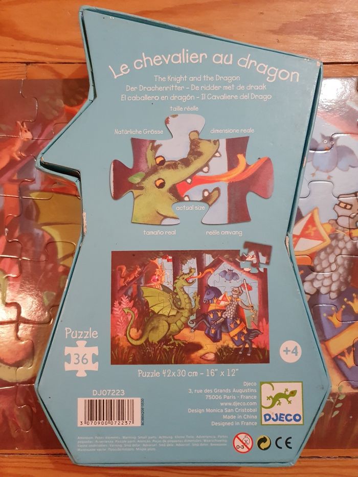 Puzzle le chevalier et le dragon - photo numéro 6