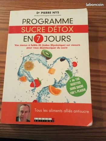 Livre programme sucre détox en 7 jours