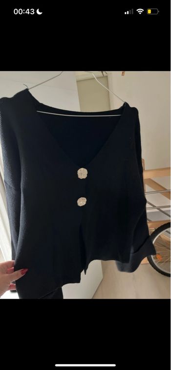 Gilet noir taille unique