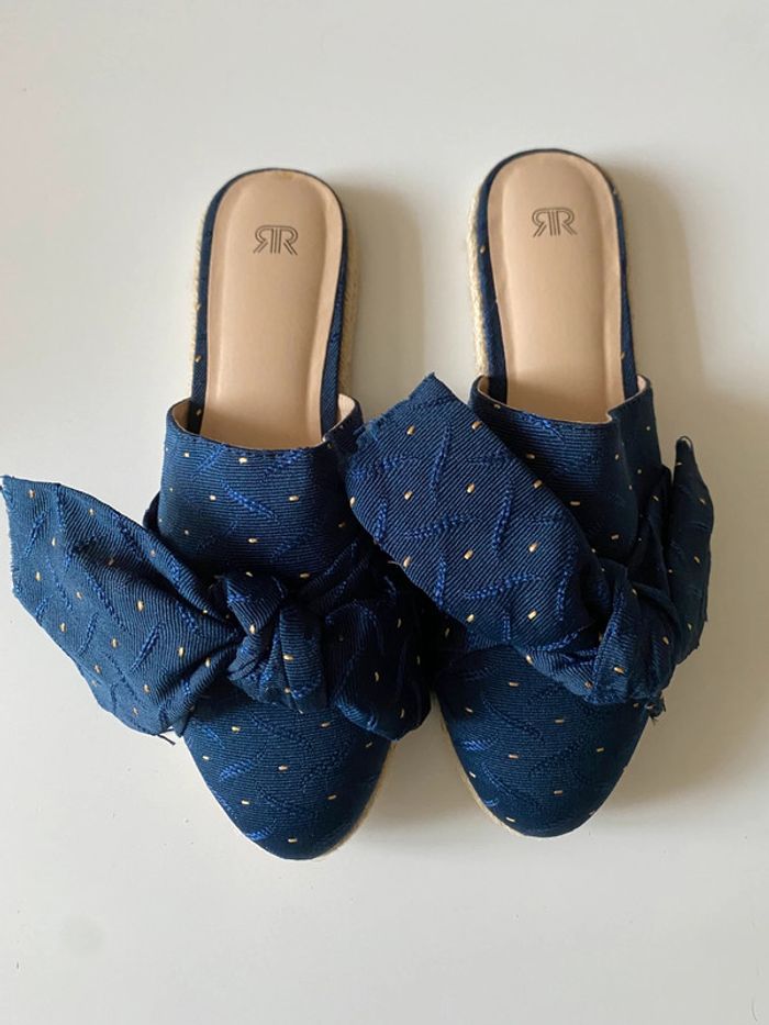 Mules en tissus