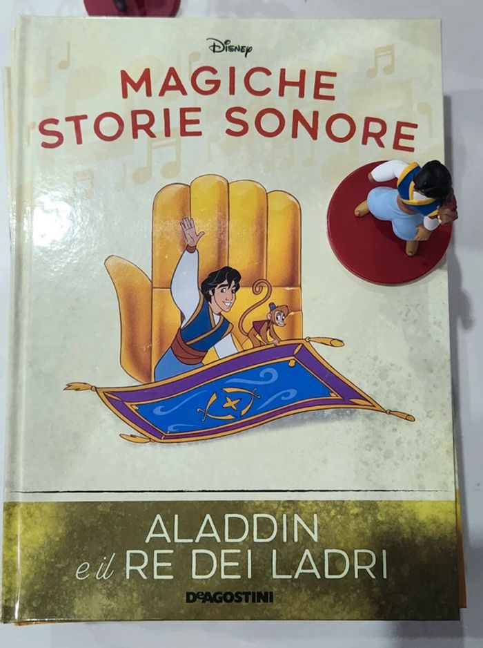 Aladdin 2 Magiche storie sonore deagostini Audioconte magique Disney Altaya italien audio conte