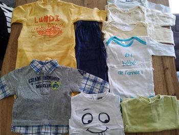 Lot vêtements garçon 9 mois en très bon état