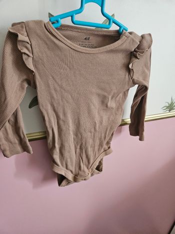 Bodies manche longue côtelé 