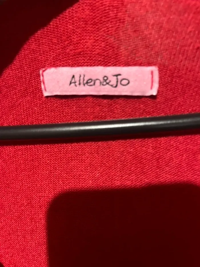 Pull allen&jo rouge - photo numéro 3