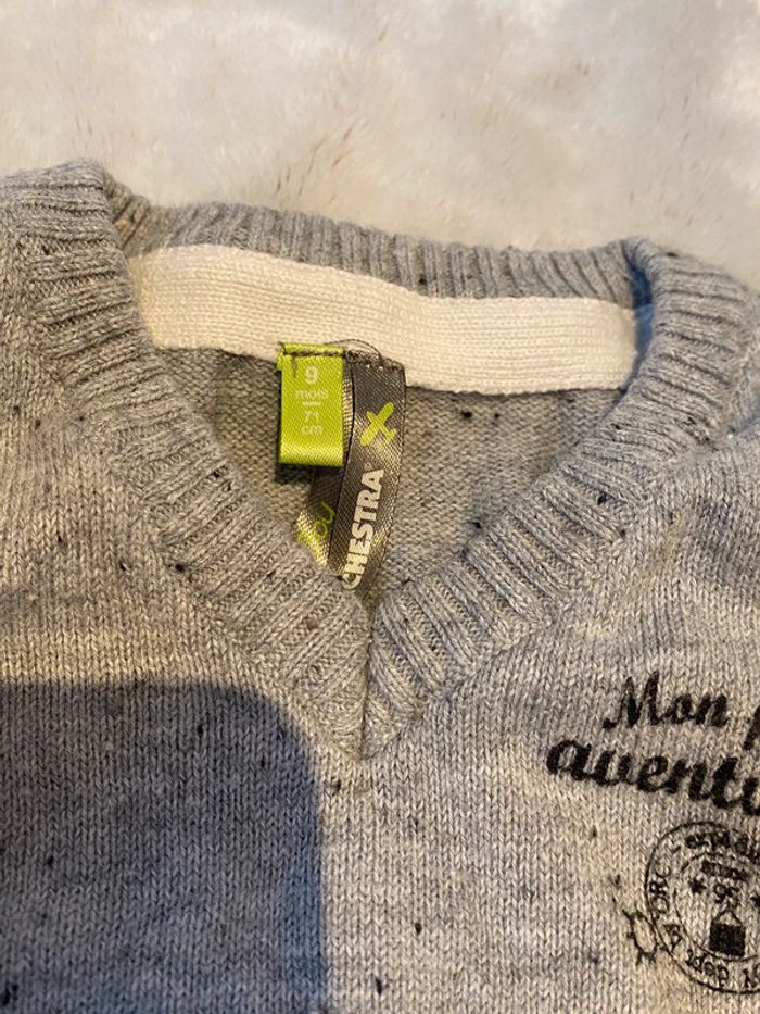 Pull sans manches Orchestra 9 mois - photo numéro 3