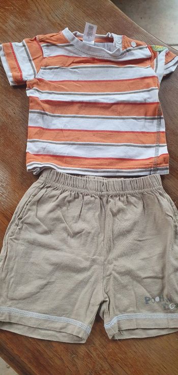 Ensemble short + tee shirt garçon