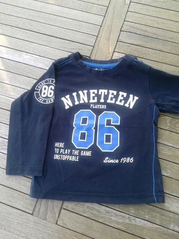 T-shirt 24 mois manches longues