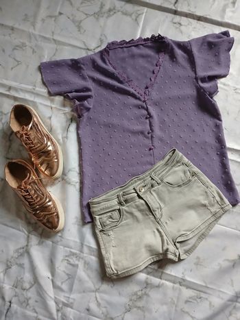 Blouse lilas Shein taille M