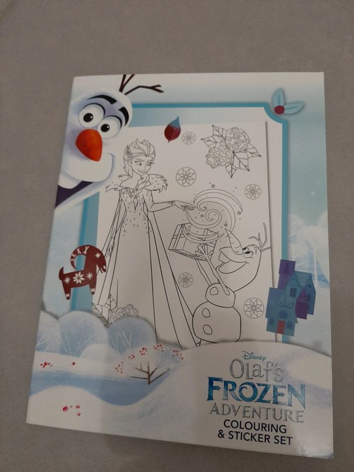 Cahier coloriage reine des neiges