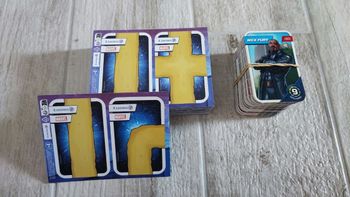 Lot de 55 paquets de 4 cartes Marvel Leclerc 2023