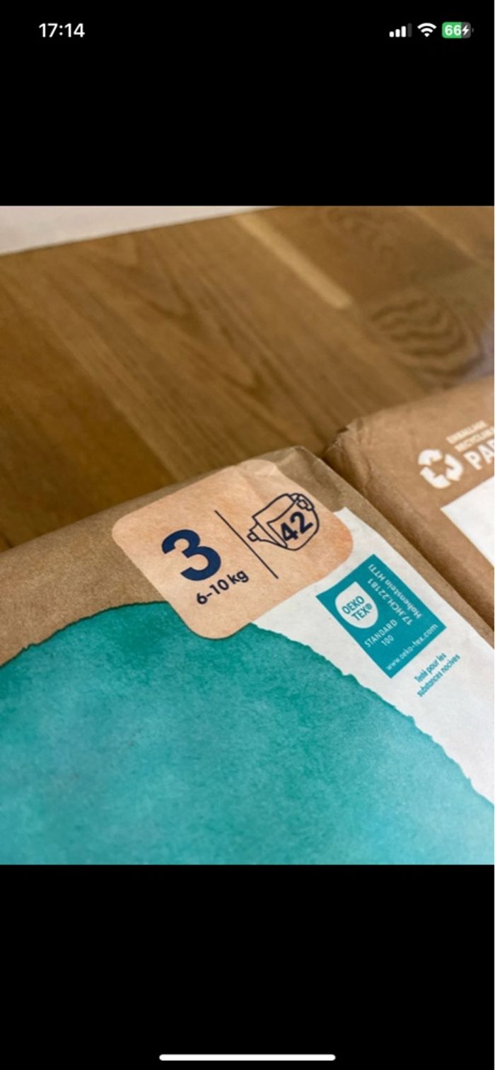 Lot 126 couches Pampers harmonie - photo numéro 4