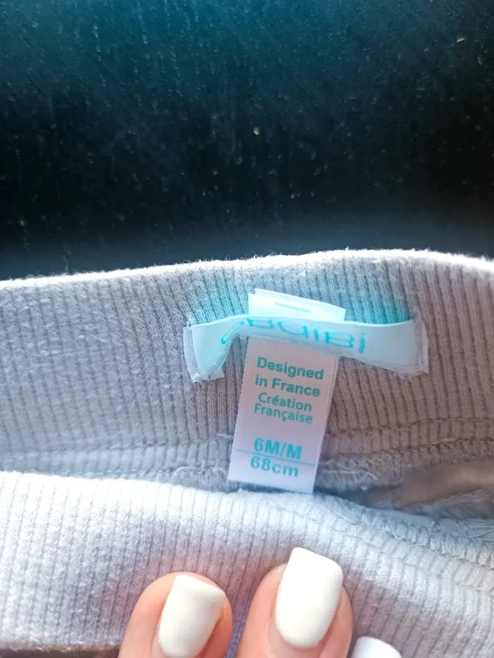 Pantalon gris 6 mois - photo numéro 3