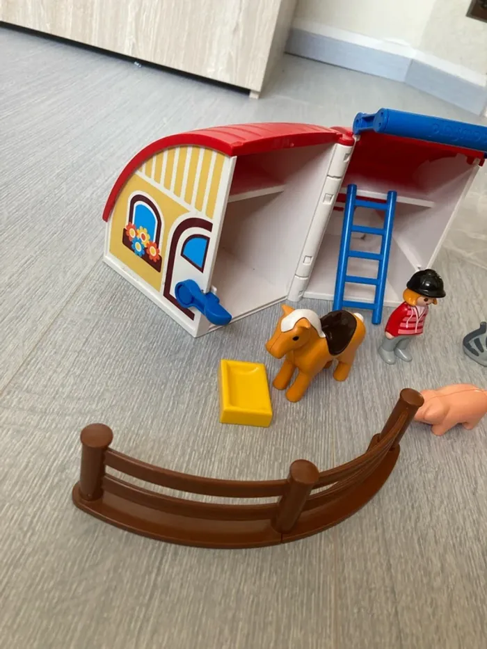 Playmobil 123 6778 ferme transportable - photo numéro 4
