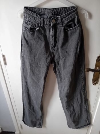 Jean gris oversize 34