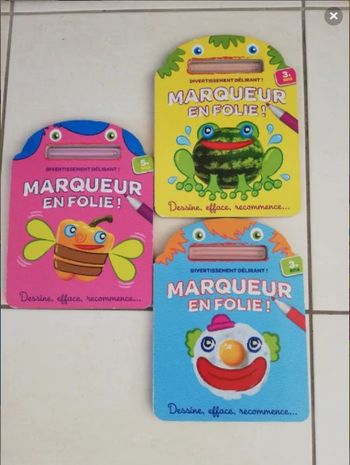 Lot de 3 livres cartonnés d'activités
