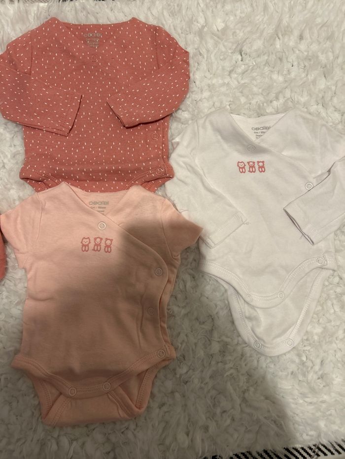 Lot de 5 body bébé fille - photo numéro 3