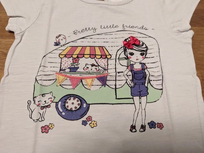 T-shirt fille 5-6 ans Palomino - photo numéro 4