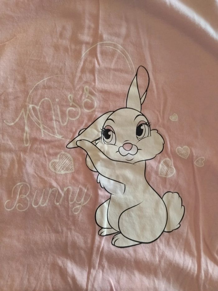 T-shirt disney miss Bunny 36 mois - photo numéro 2