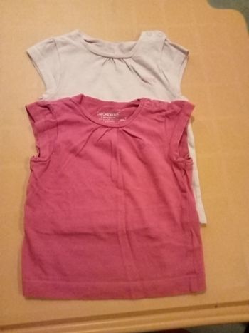 2 tee shirt fille