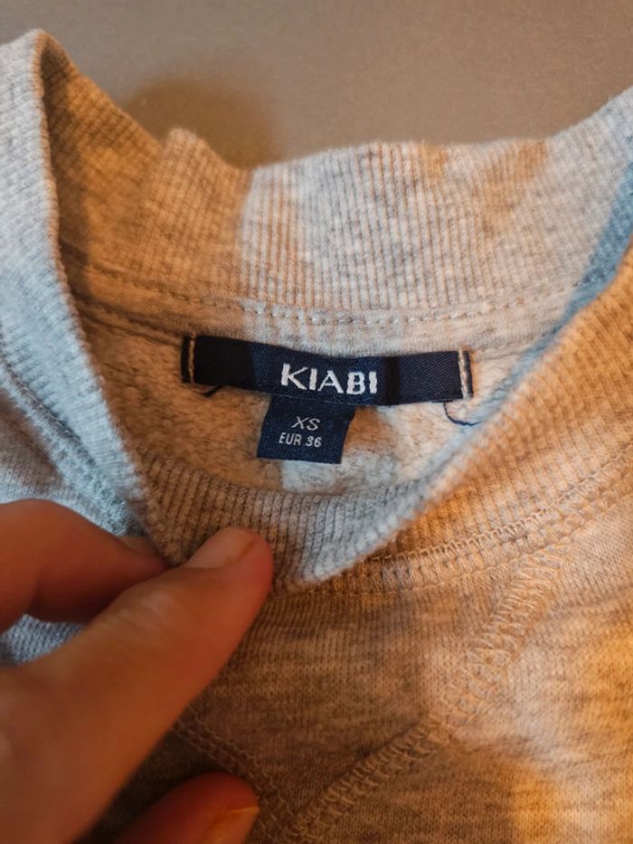 Sweat kiabi gris - photo numéro 2