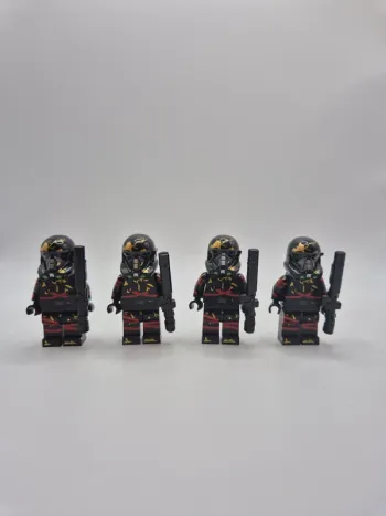 Figurines type lego 4 Dead troopers stormtroopers star wars