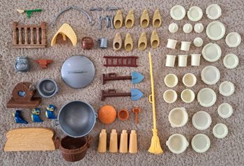 🪆 Gros lot d'accessoires pour maison Disney Blanche Neige et les 7 Nains