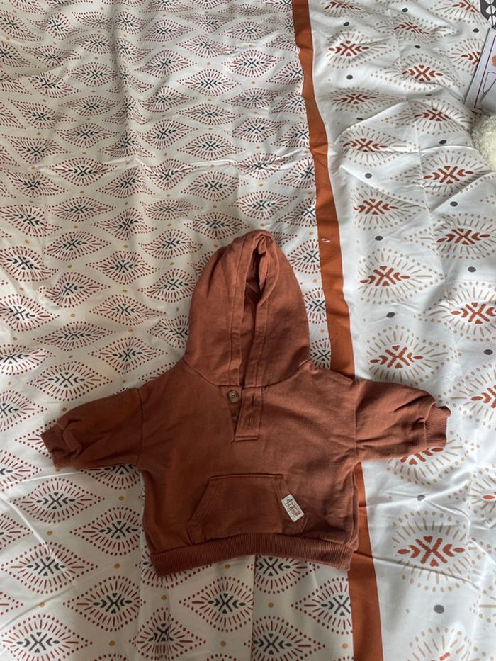 Sweat-shirt à capuche 3 mois kiabi