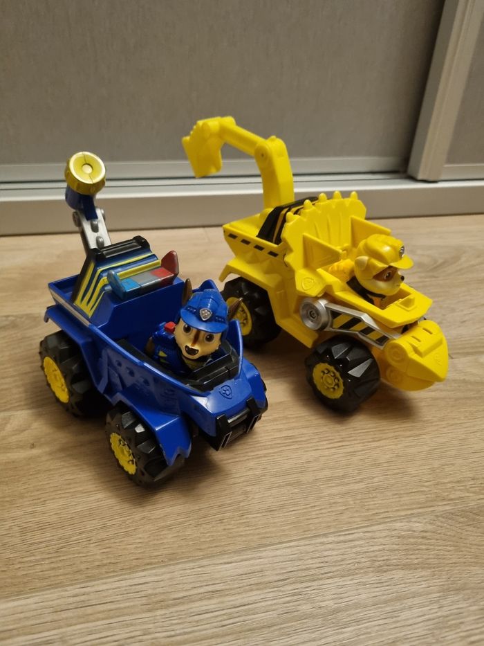 Véhicules + figurines Dino Rescue Paw Patrol La Pat'Patrouille