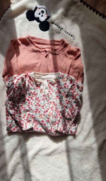 🎀lots 2 pyjamas primark bébé fille 🎀