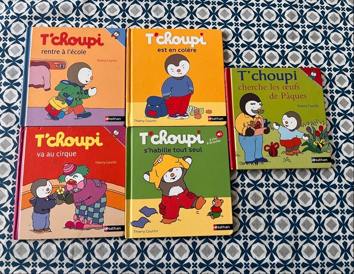 Lot 5 livres Tchoupi