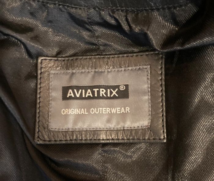 Veste cuir véritable aviatrix - photo numéro 3