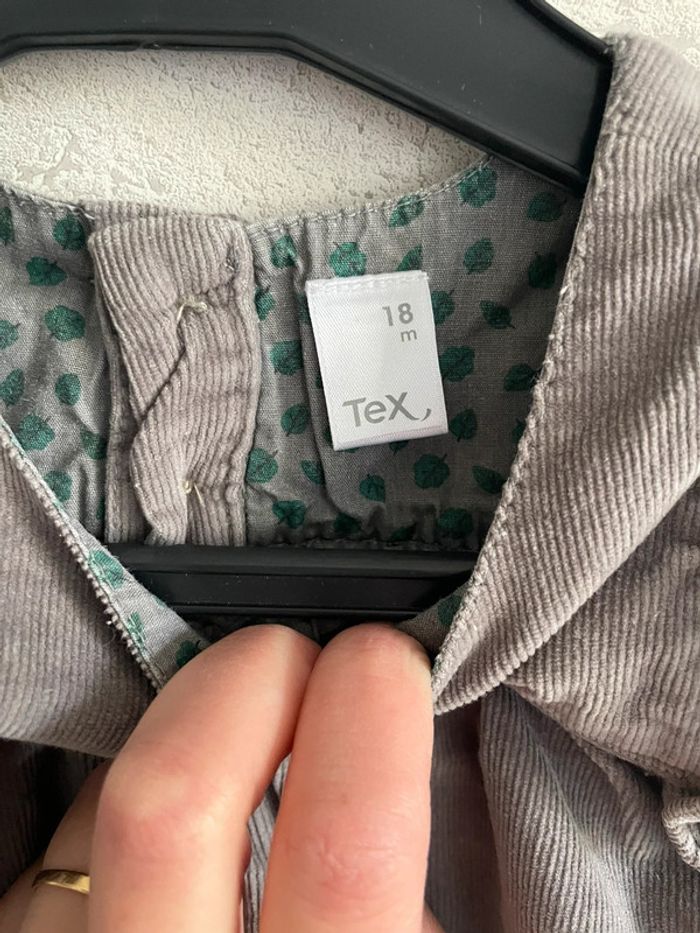 Robe velours tex taille 18 mois - photo numéro 2