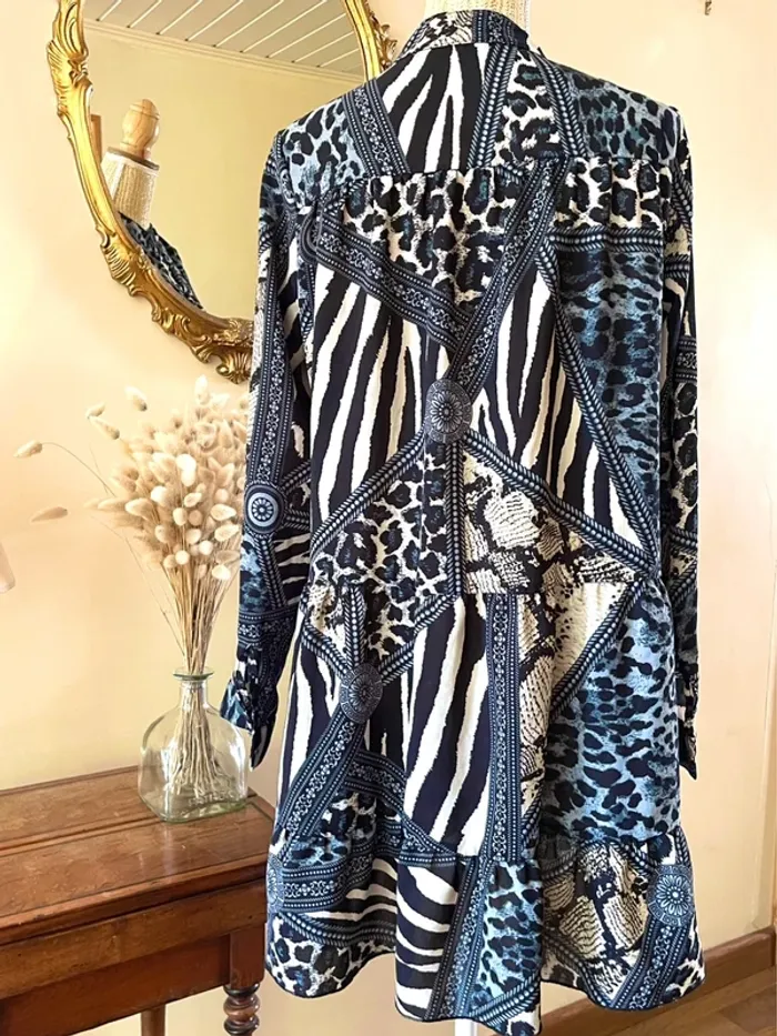 Robe à Motifs Géométriques léopard - Lillie Rose - Taille M/L ** neuf - photo numéro 4