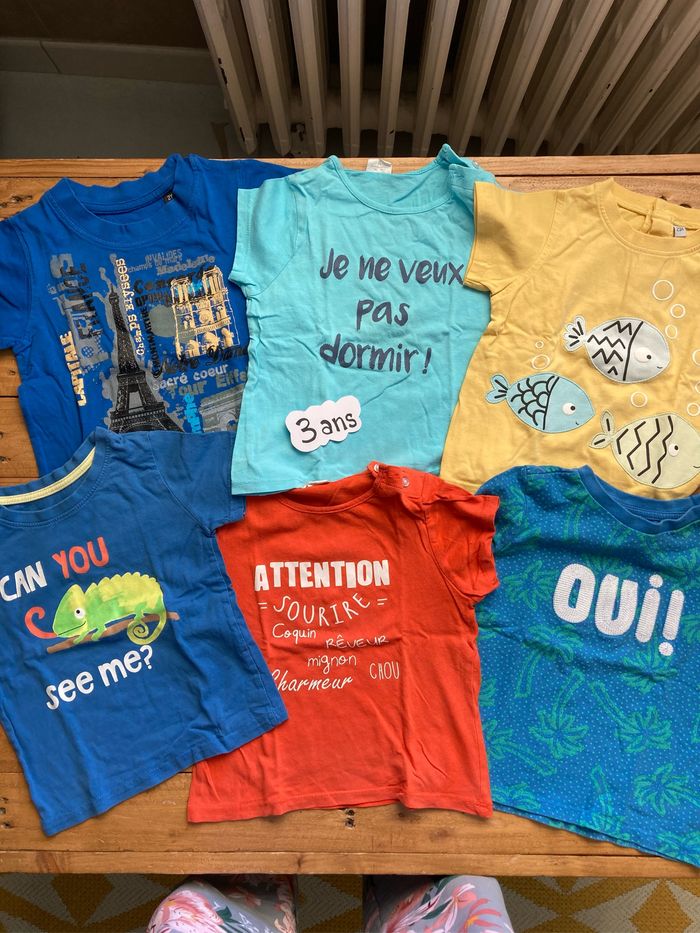 6 tee shirts été